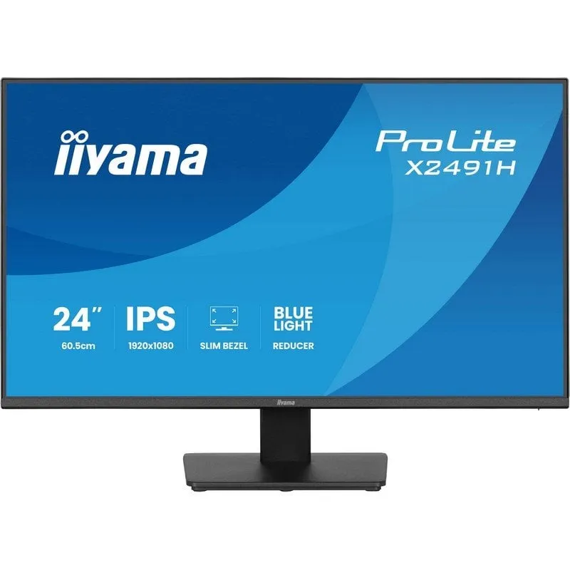 Monitor PC iiyama ProLite X2491H-B1 24" FullHD 120Hz IPS 1ms Bordi Sottili