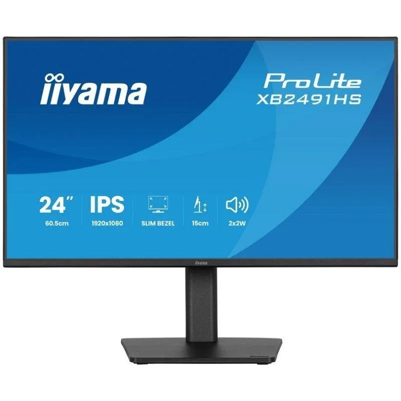 Monitor PC iiyama ProLite XB2491HS-B1 24" FullHD 120Hz IPS Audio Ergonomia
