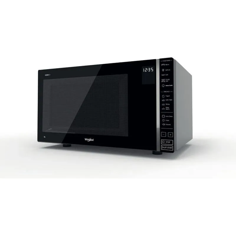 Microondas Whirlpool Cook30 MWP 303 SB 30L 900W Grill 21 Programmi
