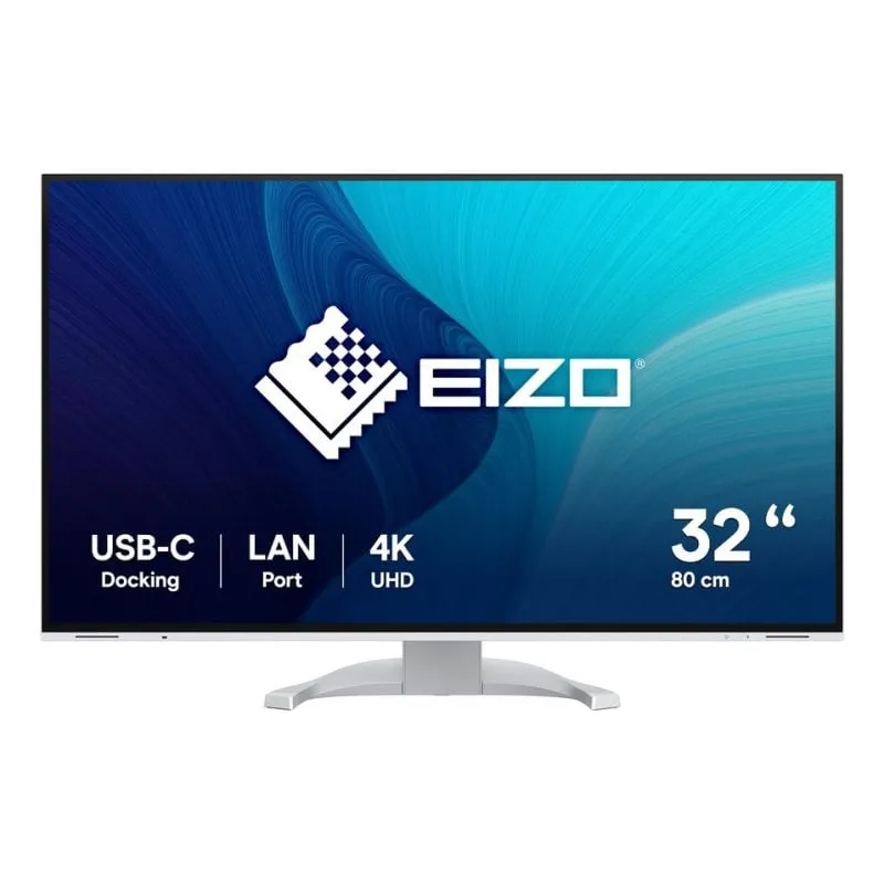 Monitor PC Eizo FlexScan EV3240X-WT 31,5" UltraHD 4K 60Hz IPS USB-C Altoparlanti Bianco