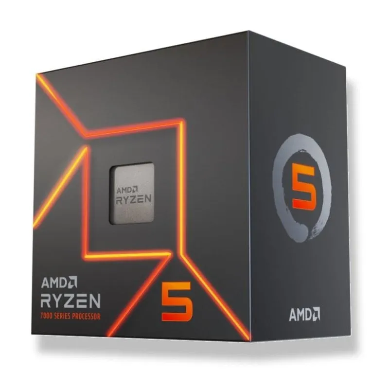 Processore AMD Ryzen 5 7400 6 Nuclei 3,3 GHz Base 4,3 GHz Turbo Radeon Box
