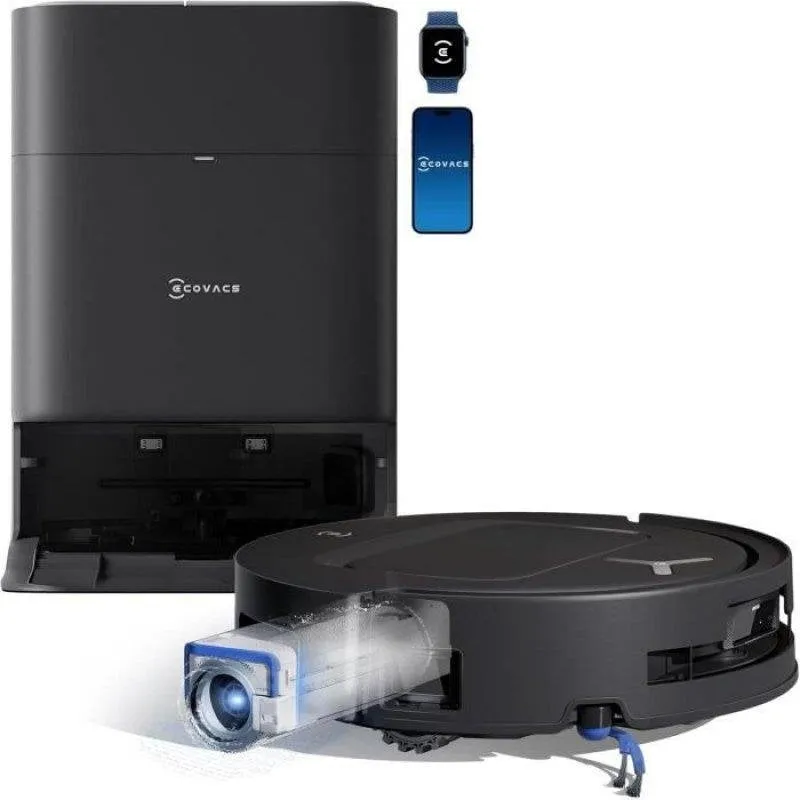Robot Aspirapolvere e Lavapavimenti Ecovacs Deebot T80 Omni Autosvuotamento Navigazione IA 18.000 Pa