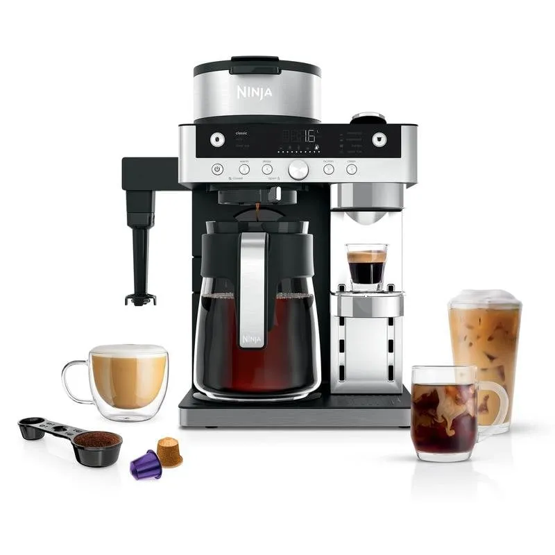 Caffettiera a goccia Ninja CFN802EU 1,8L 19 bar con montalatte