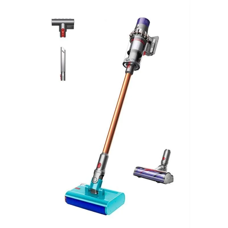 Aspirapolvere senza Fili Dyson V10 Submarine 525W 60min Lavapavimenti Anti-groviglio 0,76L Rame Grigio