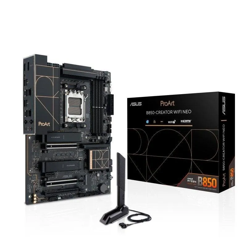 Scheda Madre ASUS PROART B850-CREATOR WIFI NEO B850 AM5 DDR5 ATX WiFi 7 PCIe 5.0 RAID