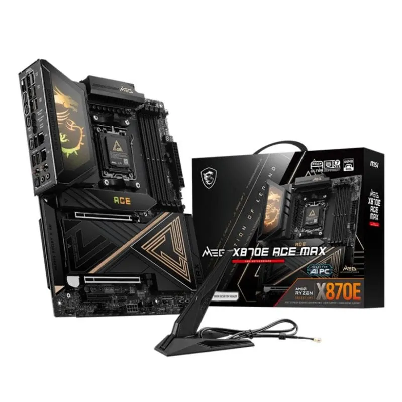 Schede Madri MSI MEG X870E ACE MAX X870E AM5 DDR5 ATX WiFi 7 USB4 PCIe 5.0 10GbE