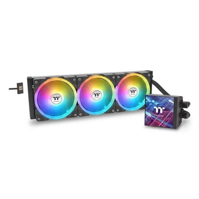 Refrigeración Líquida Thermaltake MAGFloe 360 Ultra 360mm 3 Ventilatori Schermo LCD ARGB