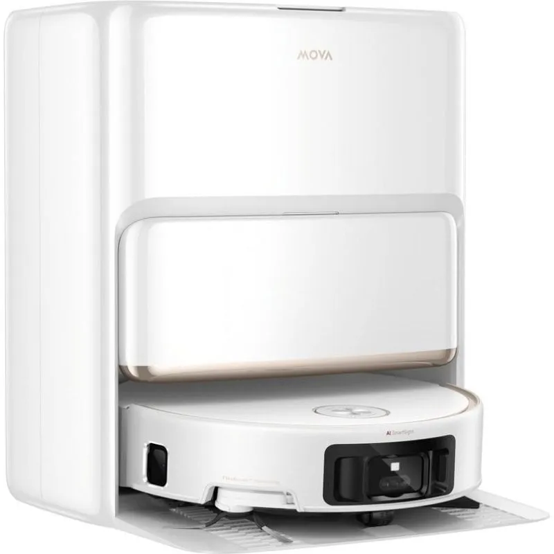 Robot Aspirapolvere e Lavapavimenti Mova Z60 Ultra Roller Complete Autosvuotamento Navigazione Laser 28.000 Pa IA Asciugatura Moppe