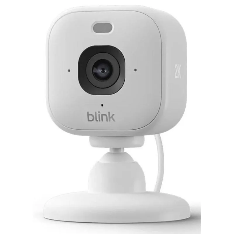 Videocamere di sorveglianza Ring Blink Mini 2K Visione Notturna Interna Controllo Vocale Audio Bidirezionale