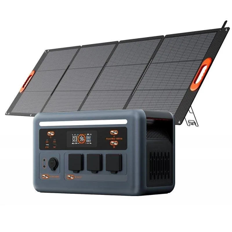 Stazione di energia OSCAL Powermax1800se 1024Wh Batteria Li-ion 10 porte ricarica solare 800W ideale campeggio