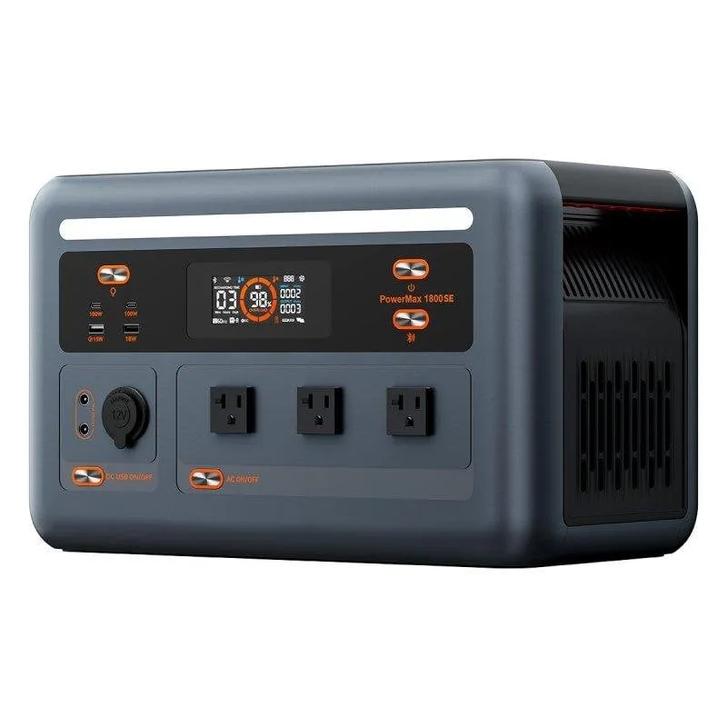 Stazione di energia OSCAL Powermax1800 SE 1024Wh 10 porte Batteria Li-ion Carica solare 800W