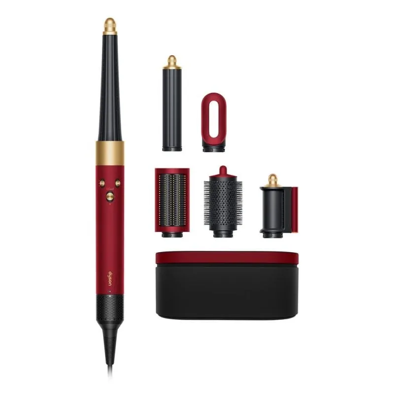 Multistyler Dyson Airwrap i.d. 1300W Ionica Ceramica Coanda 3 Temperature 6 Accessori Red Velvet/Gold