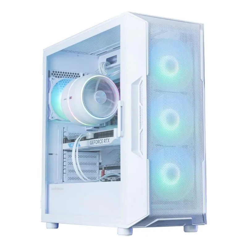 Torre ATX Zalman i3 NEO ARGB V2 Bianca 4 ventole finestra laterale