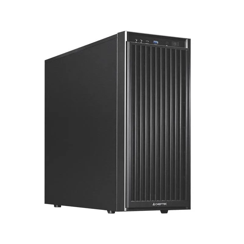 Torre ATX Chieftec BW-01B-OP USB-C Controllo Ventole Nero