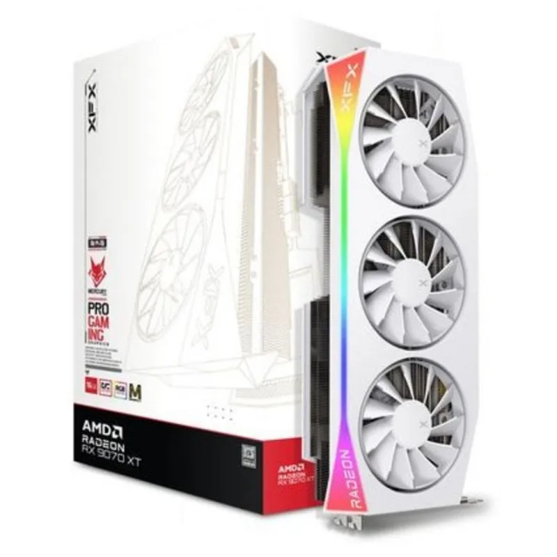 Scheda Grafica XFX Radeon RX 9070 XT OC Mercury 16GB GDDR6 Magnetic Air