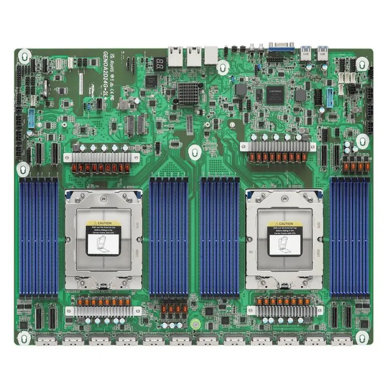 Scheda Madre AsRock GENOA2D24G-2L+ AMD SP5 DDR5 ATX 2xLAN VGA Server