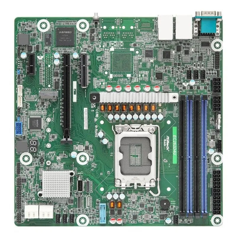 Scheda Madre AsRock EC262D4U Intel C262 LGA 1700 DDR5 Micro ATX Dual LAN RAID ECC