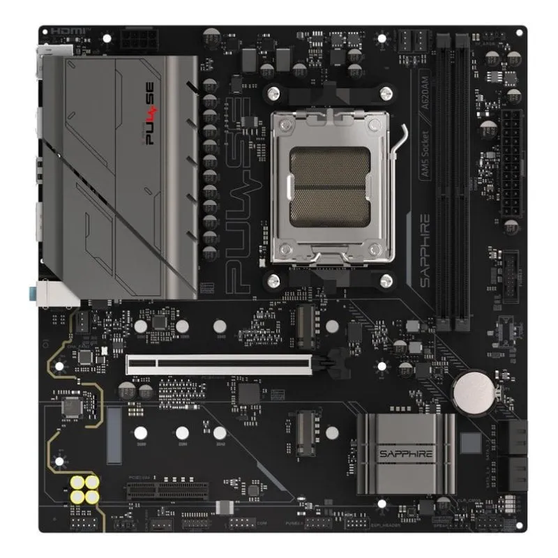 Schede Madri Sapphire PULSE A620AM A620 Socket AM5 DDR5 Micro ATX RGB