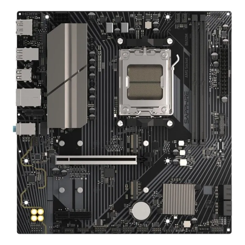 Scheda Madre Sapphire B650M-E B650 Socket AM5 DDR5 Micro ATX 2.5GbE PCIe 5.0 RGB