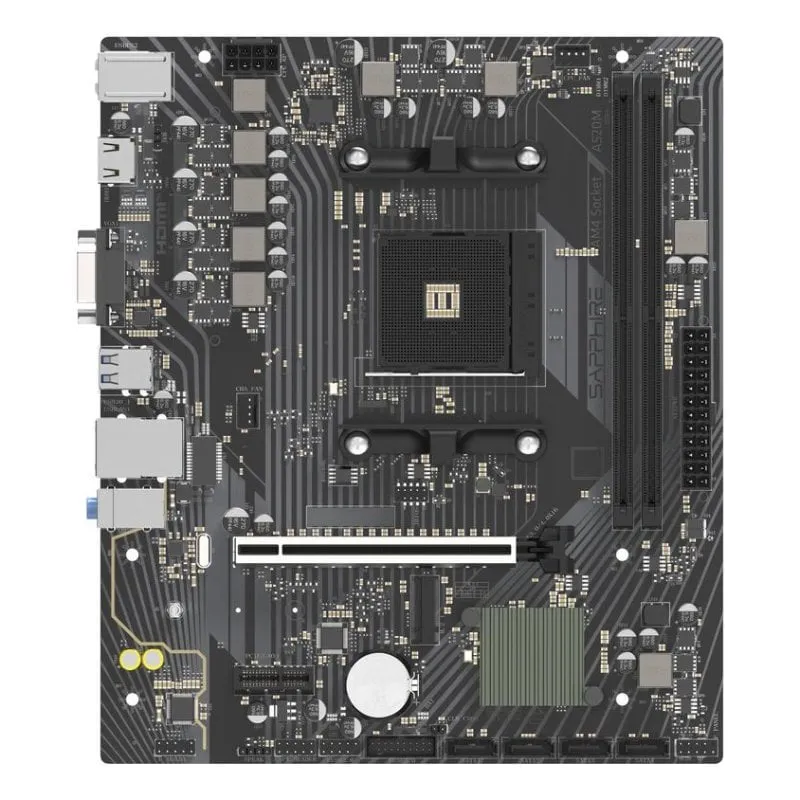 Scheda Madre Sapphire A520M-E A520 Socket AM4 DDR4 Micro ATX Realtek