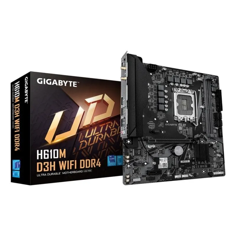 Schede Madri Gigabyte H610M D3H WIFI Intel H610 LGA1700 DDR4 Micro ATX WiFi 5 M.2 RGB