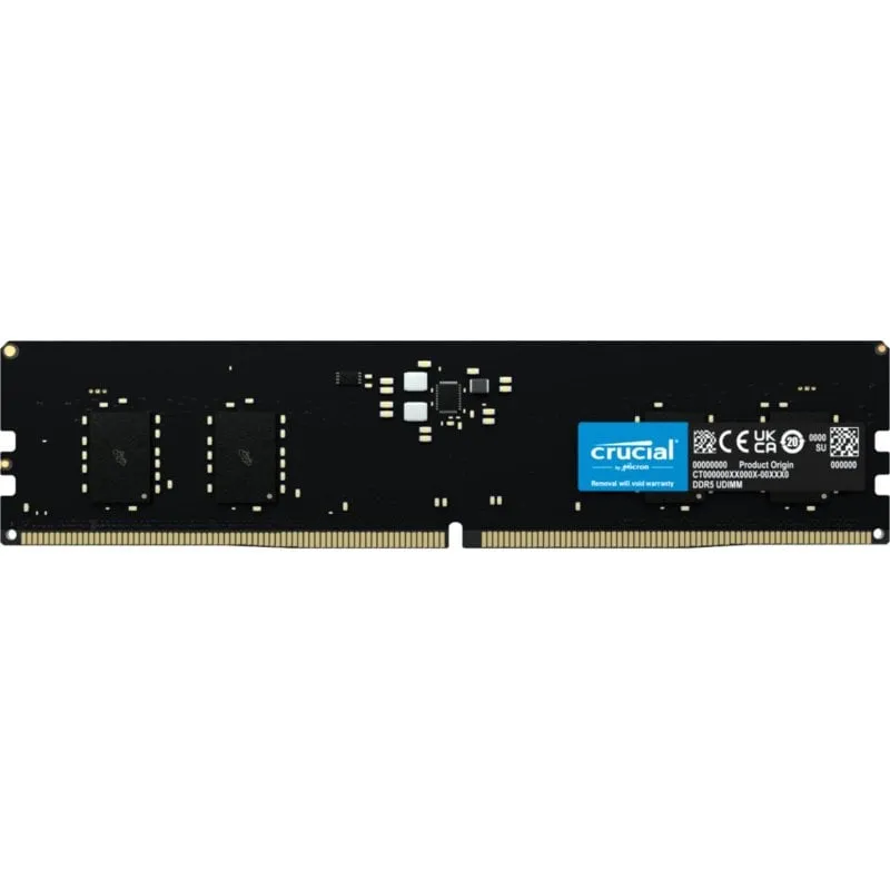 Memoria RAM Crucial CT8G56C46U5T 8GB 1x8GB DDR5 5600MHz CL46 ECC XMP EXPO