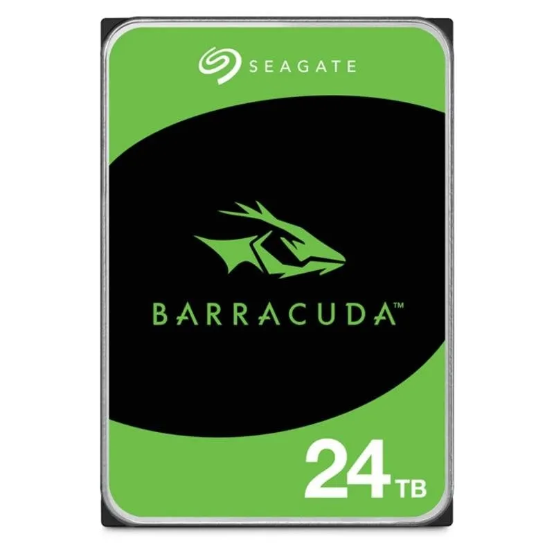 Disco Duro Seagate Barracuda Desktop 24TB HDD 7200rpm 3.5 SATA 512MB