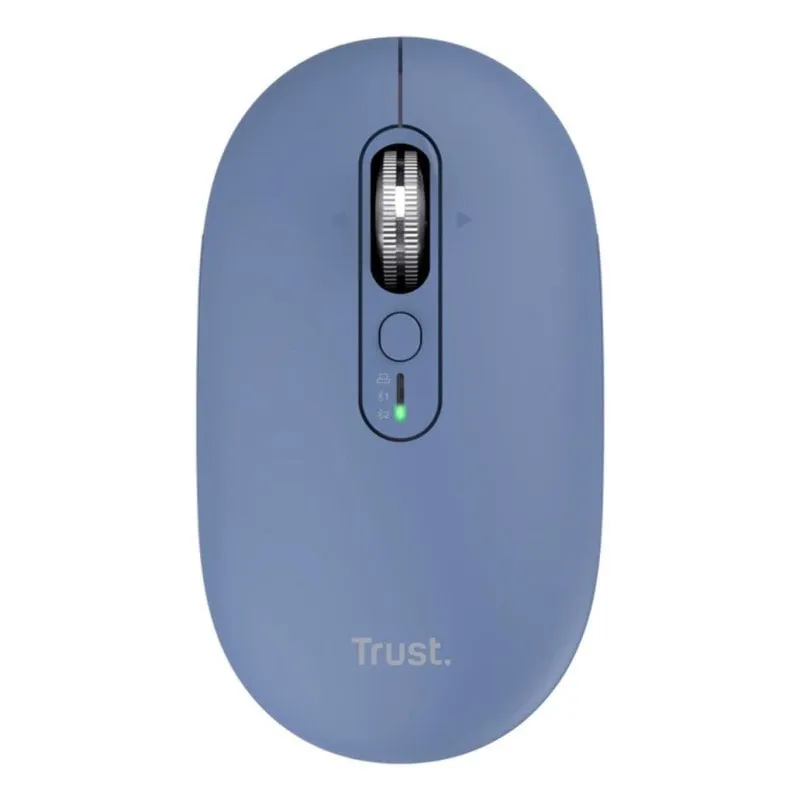 Ratón Trust Seron Slim Multi RF Bluetooth 3200DPI Blu Click Silenzioso