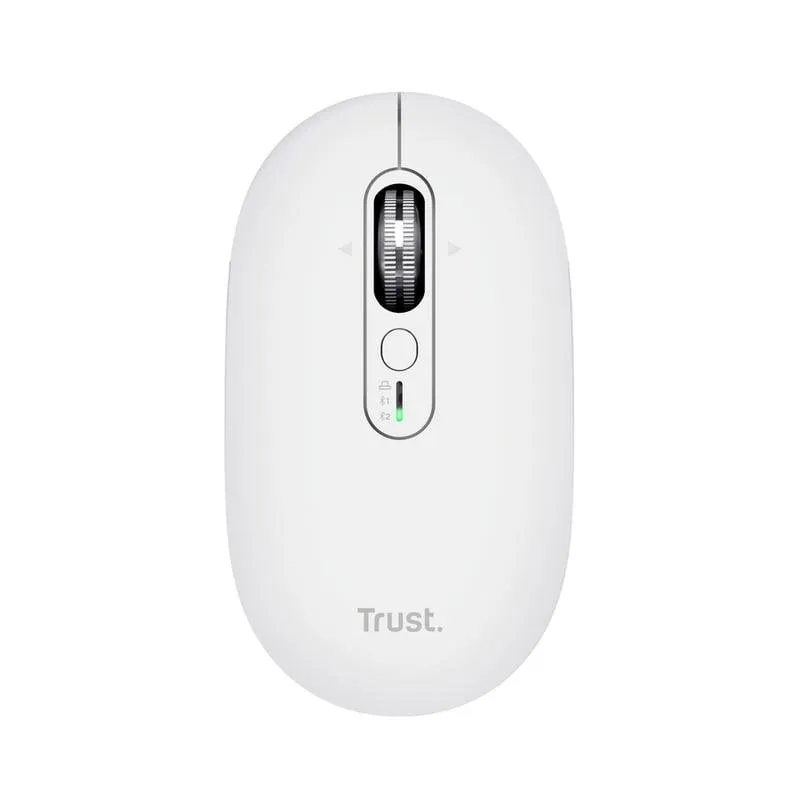 Ratón Trust Seron Slim Multi Bluetooth RF 3200DPI Bianco Silenzioso
