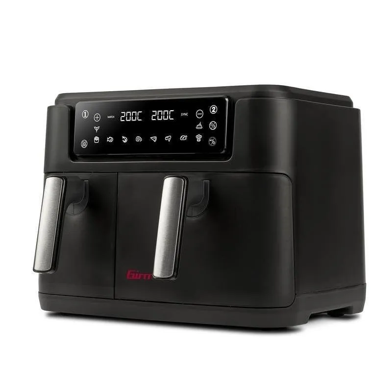 Friggitrice ad Aria Girmi FG26 Doppio Cestello 9 L 2400 W 10 Programmi Touch