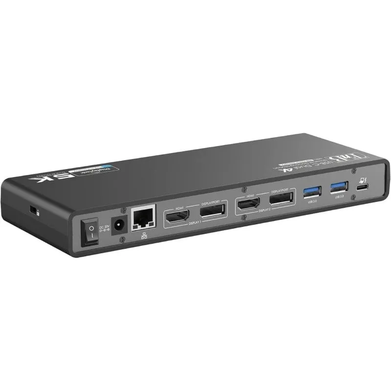 Docking station TnB DSDL14 4K60Hz doppio display 14 in 1