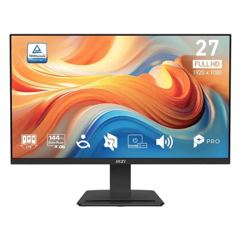 Monitor PC MSI Pro MP273 E14A 27" FullHD 144Hz IPS FreeSync Altoparlanti 1ms