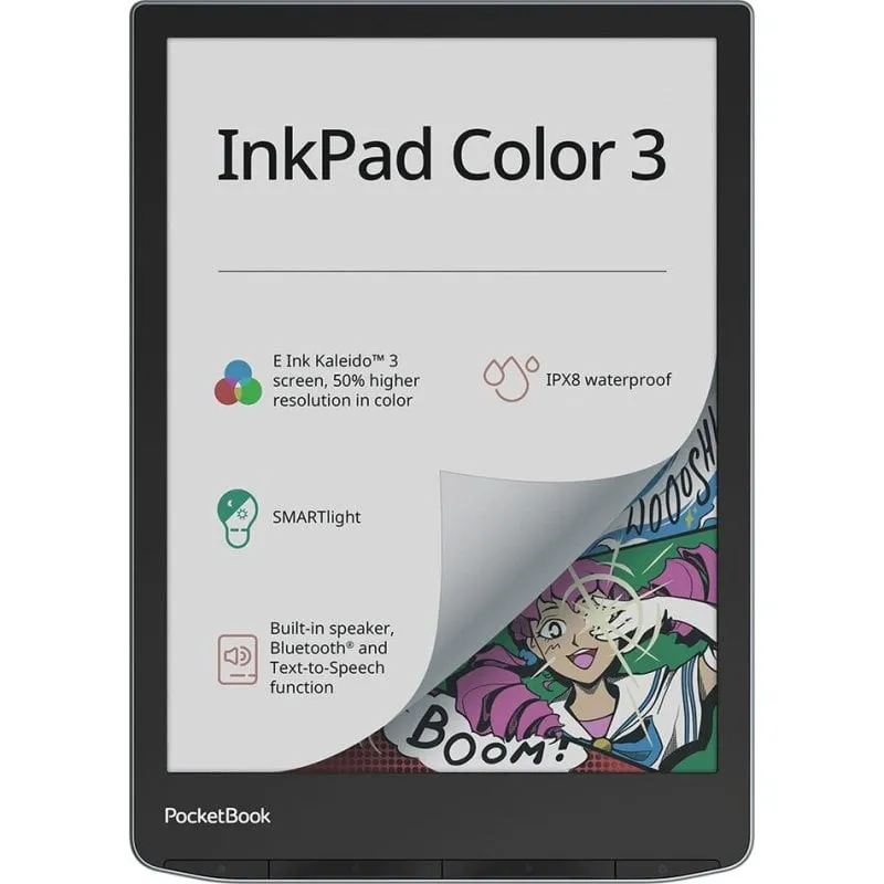 Libro Elettronico PocketBook InkPad Color 3 7.8" Wifi Bluetooth impermeabile