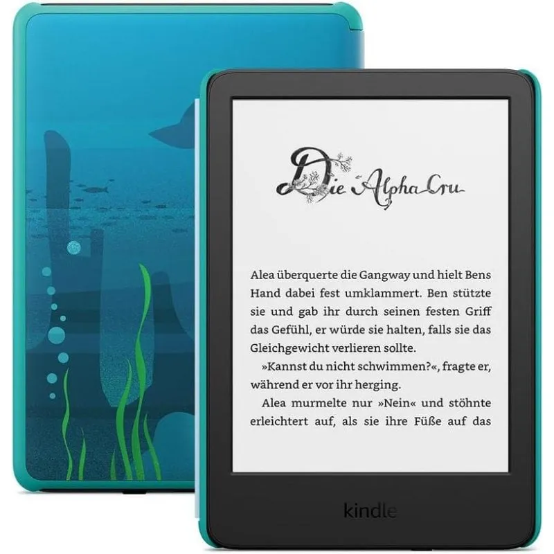 Libro Elettronico Amazon Kindle Kids 6" WiFi Bluetooth 16GB Blu