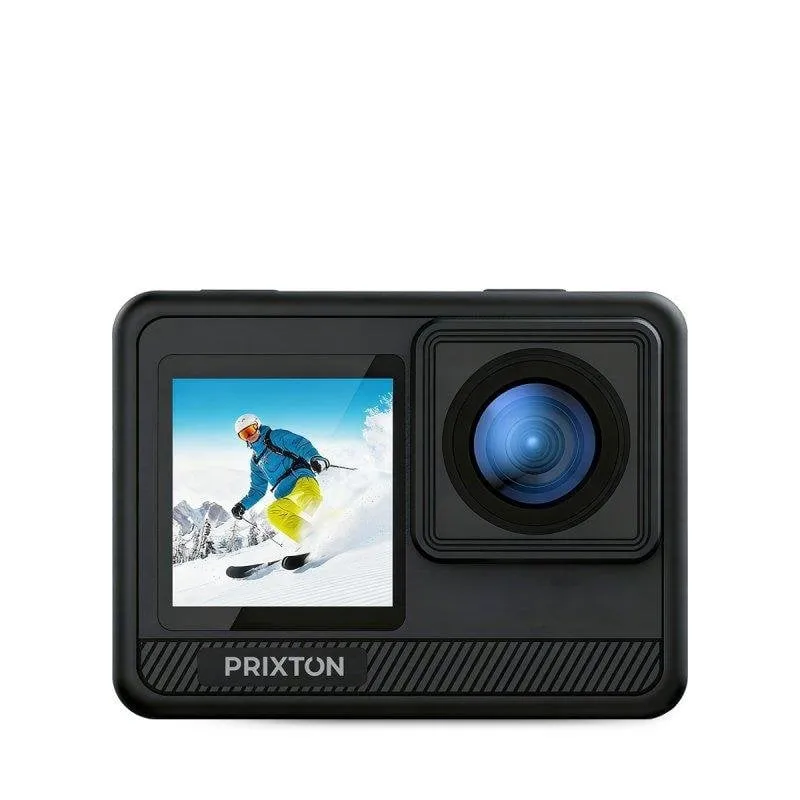 Action Cam Prixton DV830 5K WiFi Doppio Schermo UltraWide Stabilizzazione Avanzata