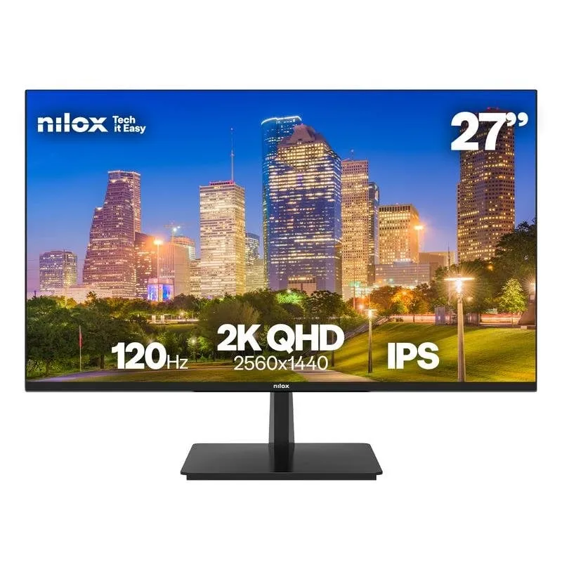Monitor PC Nilox NXM272K1204 27" Quad HD 120Hz IPS 4ms VESA HDMI DP
