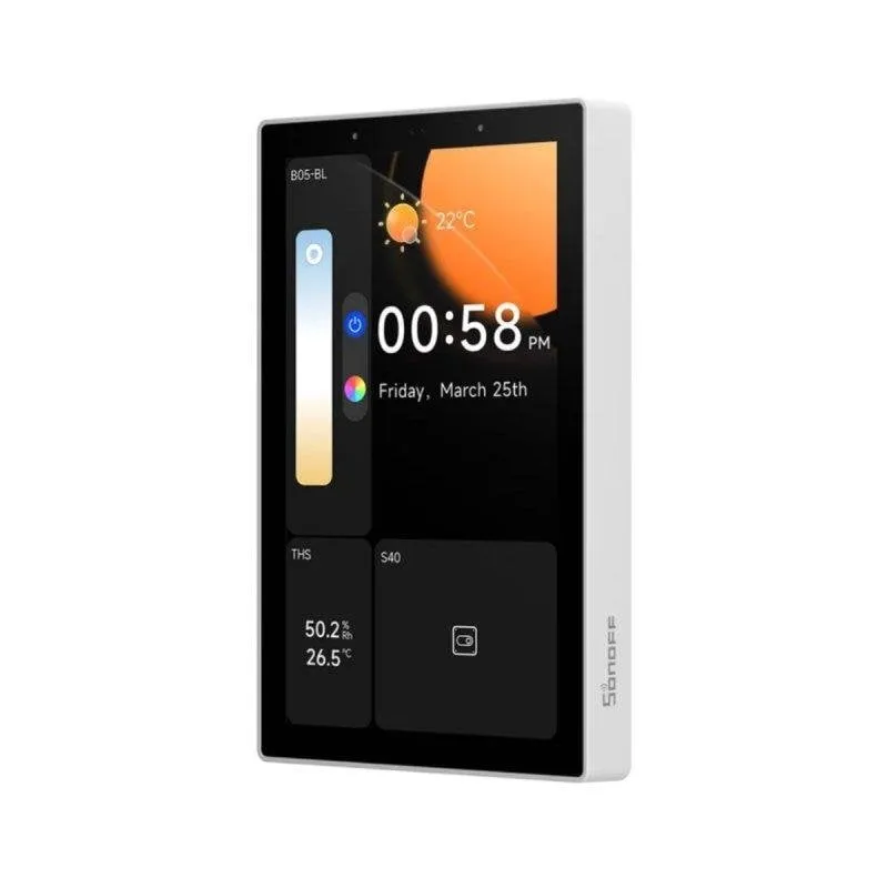 Relè Wi-Fi Sonoff NSPanel Pro 120 Wi-Fi Bluetooth ZigBee Matter Controllo centralizzato