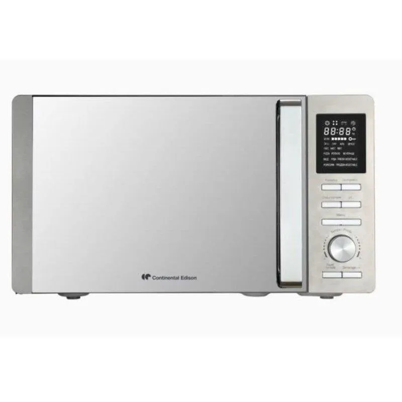 Microonde Continental Edison CEMO25SG13S3 25L 1400W Grill Convezione Porta Specchio