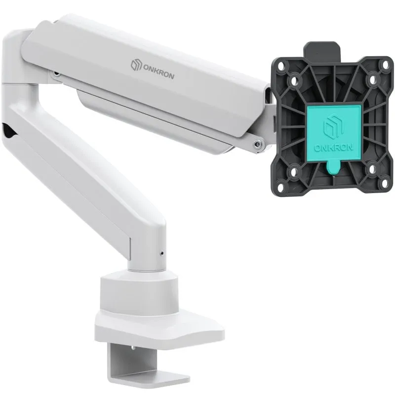 ONKRON G80-BW Supporto Monitor da Scrivania 13 a 32" VESA 75x75 a 100x100 Max 10kg