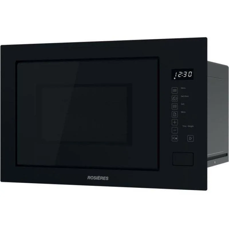 Microonde Rosieres RO38FL7N25LWB 28L 850W Grill 1200W Vetro Nero