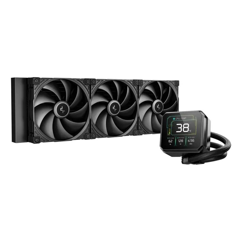 Refrigerazione Liquida Deepcool Spartacus 420 420mm 3 Ventole RGB Display TFT