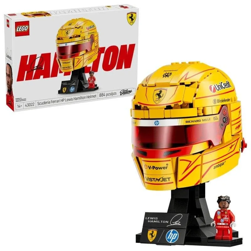 LEGO Editions Scuderia Ferrari HP Casco Lewis Hamilton 43022 884 pezzi