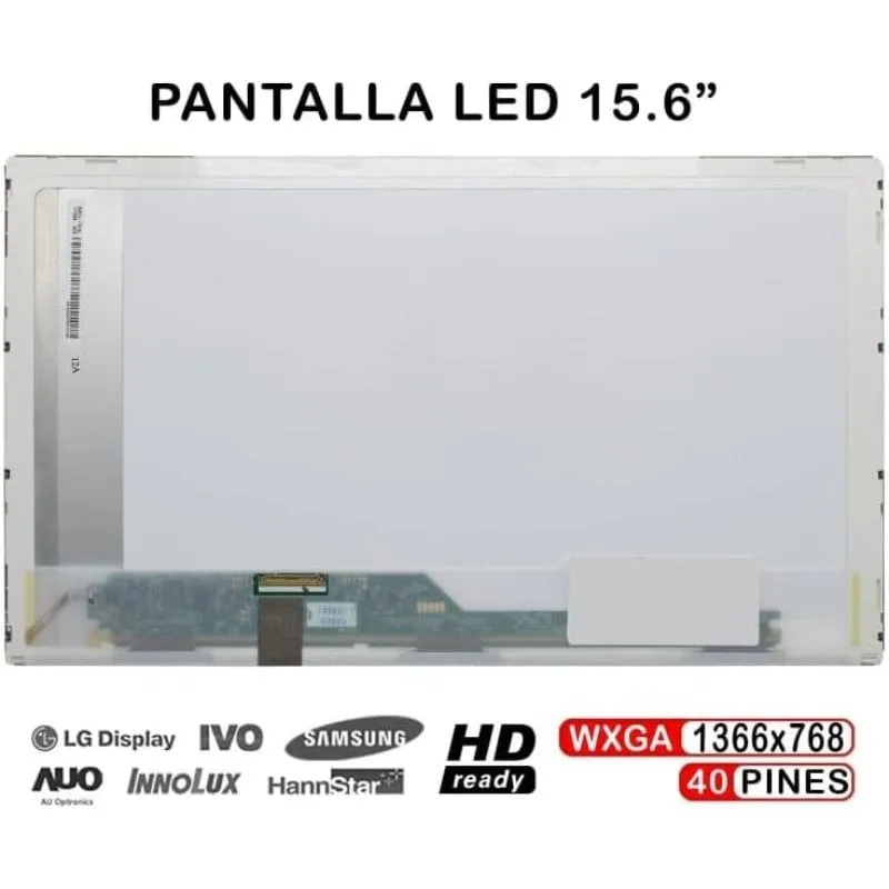 Schermo LED Lenovo T530 W530 Medion E5217 E5218 E6214 E6217 E6221 E6222 E6227 E6234 15,6 1366x768 40 pin