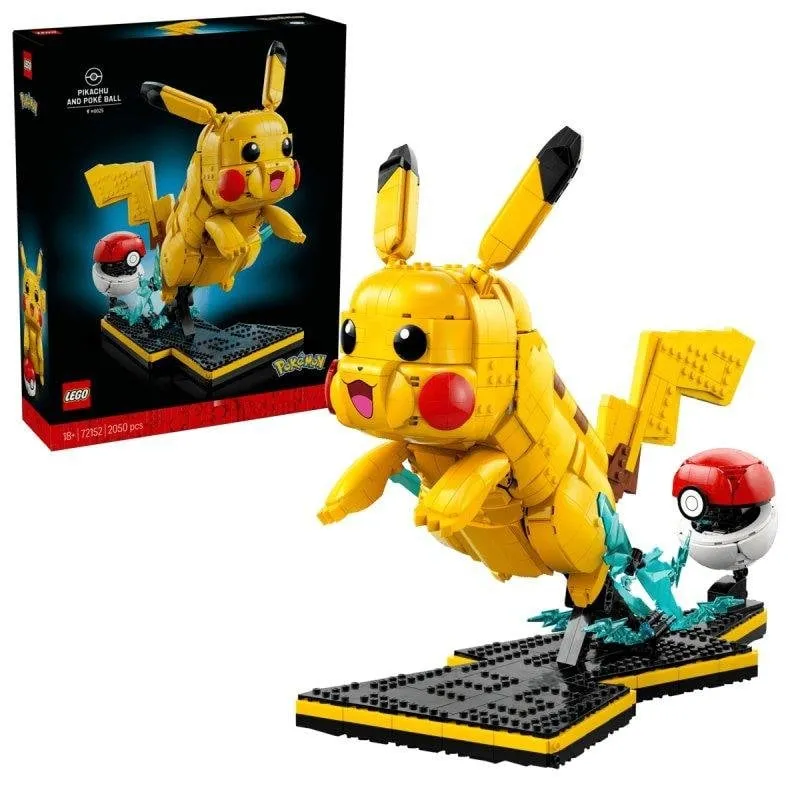LEGO Pokemon Pikachu e Poké Ball 72152 2050 pezzi