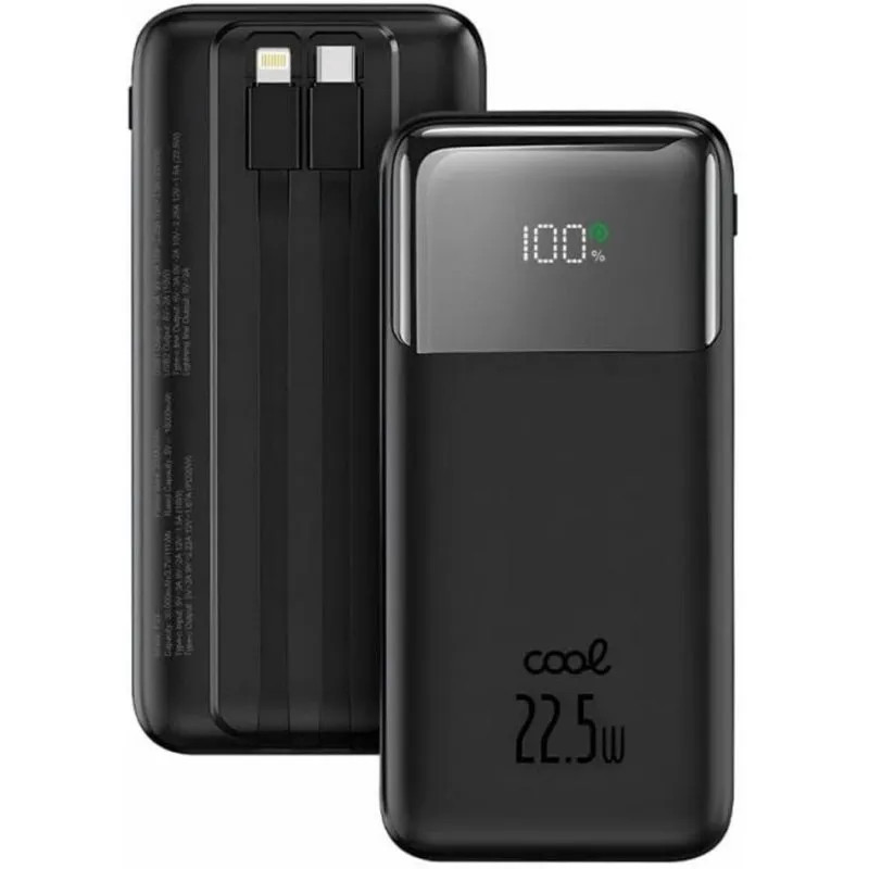 Power Bank Cool 30000 mAh 22.5W Type-C Lightning Nero