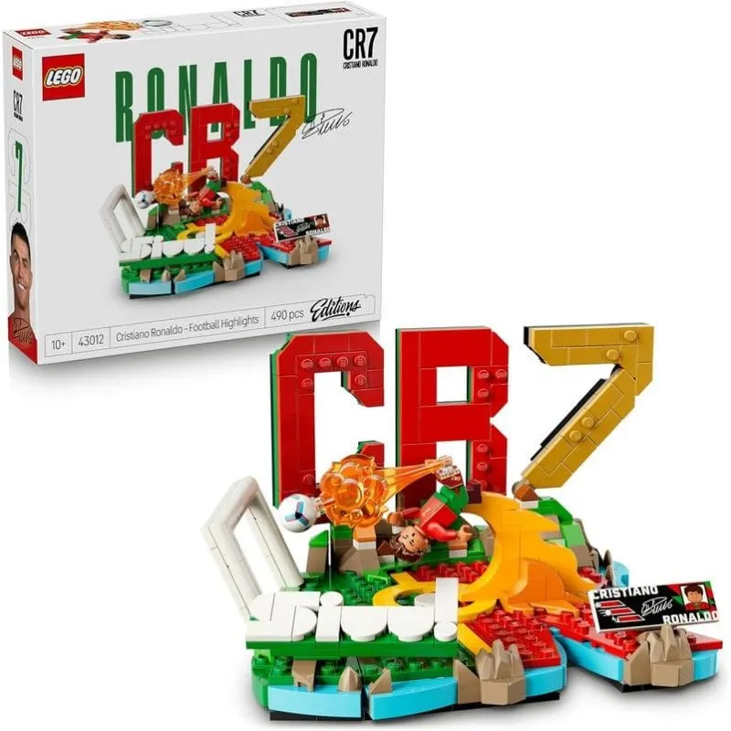 LEGO Editions Cristiano Ronaldo Fenomeni del Calcio 43012 490 pezzi