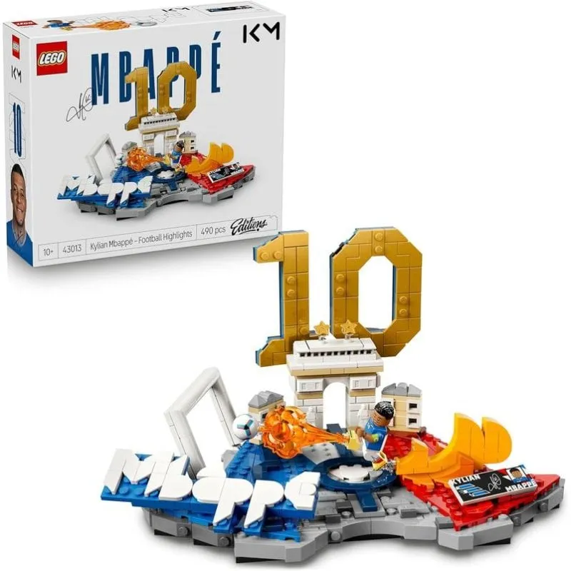 LEGO Editions Kylian Mbappé Fenomeni del Calcio 43013 490 pezzi