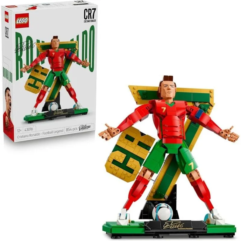 LEGO Editions Cristiano Ronaldo Leggenda del Calcio 43016 854 pezzi