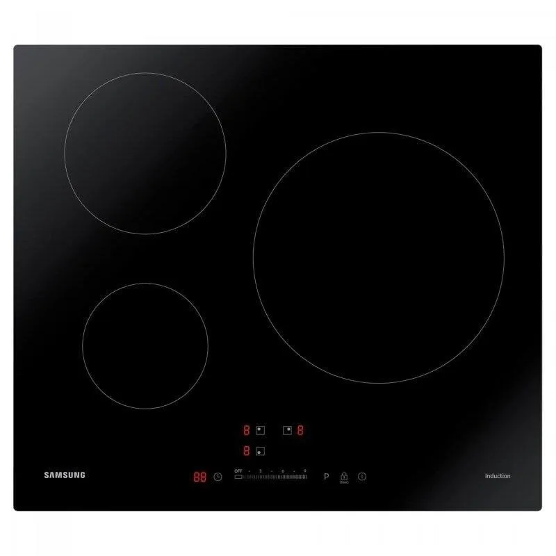 Piano cottura Samsung NZ63M3707AK 7200W 59cm 3 zone induzione