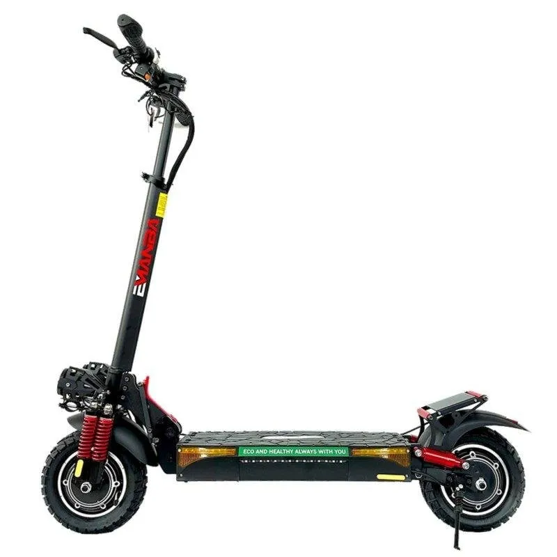 Patinete elettrico Emanba X4 800W Autonomia 60km Ruote 10 pollici Freni a disco Nero